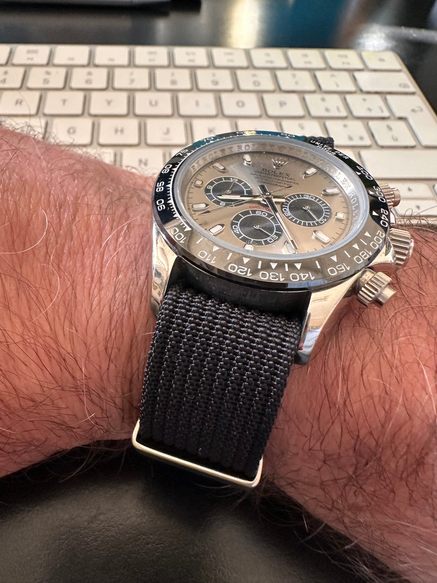 Cinturini NYLON (tipo NATO) per OmegaxSwatch