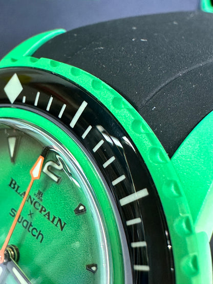 Cinturini BLANC in silicone da 22mm (Es. BlancpainxSwatch)