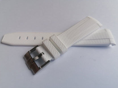 Cinturini silicone avvolgenti CARBON da 20mm per Omega x Swatch