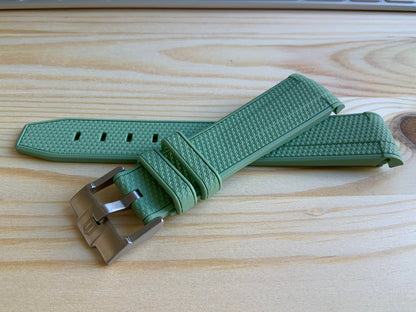 Cinturini silicone avvolgenti CARBON da 20mm per Omega x Swatch