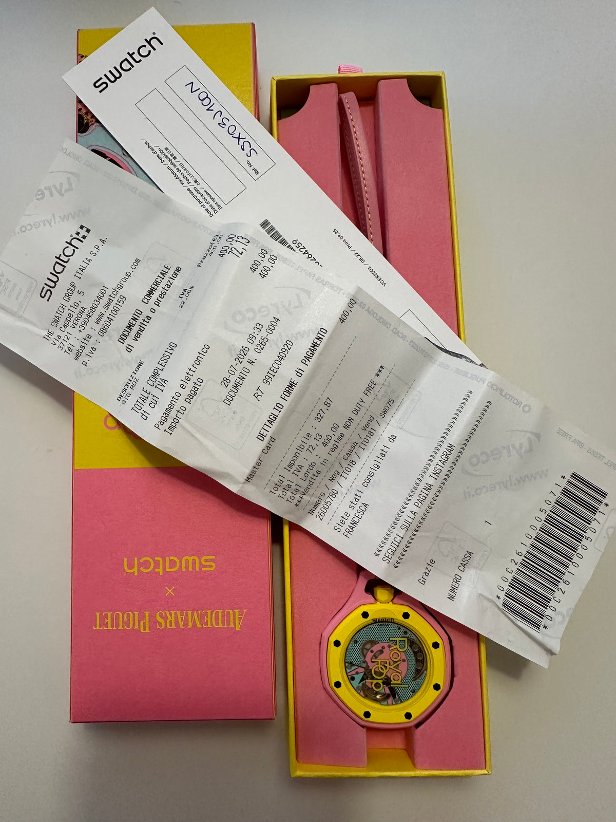 Orologi Audemars Piguet X Swatch - Collezione ROYAL POP