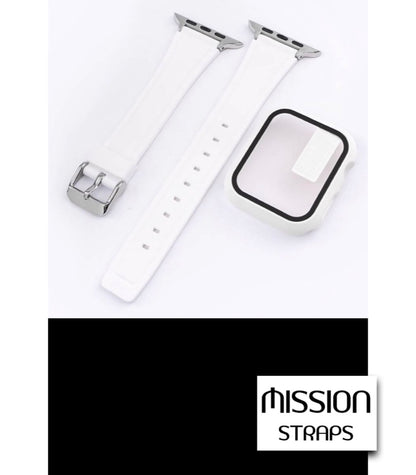 Cinturini + Copri Cassa di SILICONE per Apple Watch
