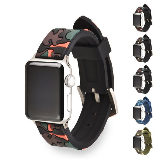 CAMOUFLAGE Silicone straps for APPLEWATCH
