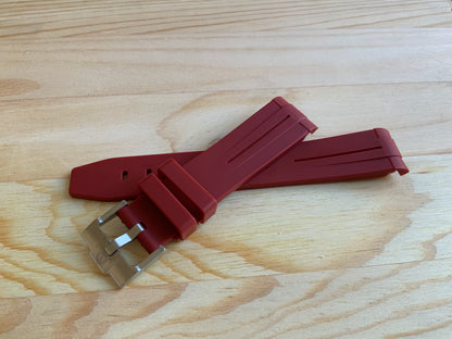 Wraparound "SILICONE" straps for all OmegaSwatch models of the "Mission to the Moon" series and other watches with 20mm lugs (Timex, Seiko, Citizen etc .)