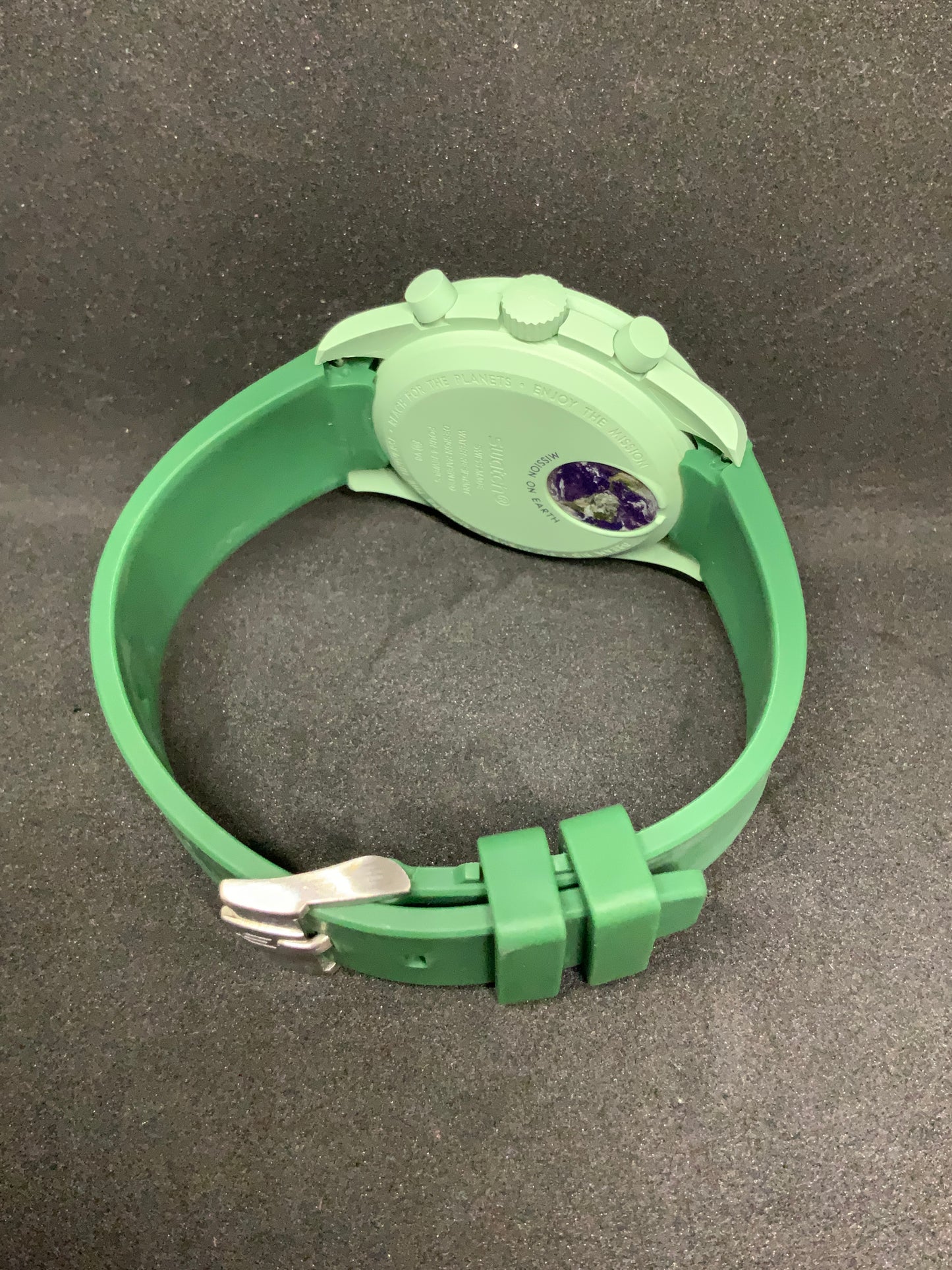 Wraparound "SILICONE" straps for all OmegaSwatch models of the "Mission to the Moon" series and other watches with 20mm lugs (Timex, Seiko, Citizen etc .)