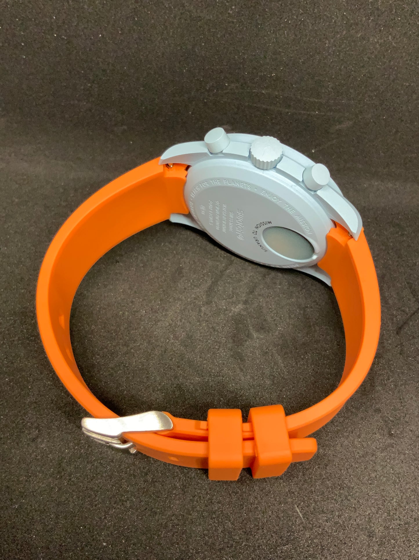 Wraparound "SILICONE" straps for all OmegaSwatch models of the "Mission to the Moon" series and other watches with 20mm lugs (Timex, Seiko, Citizen etc .)