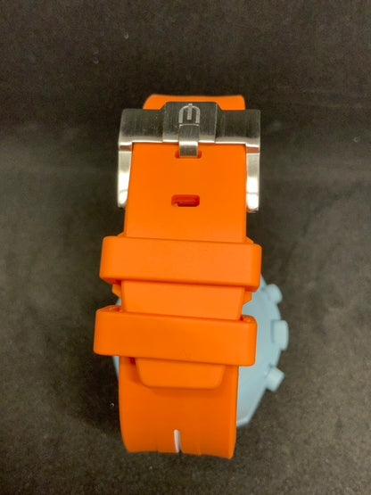 Wraparound "SILICONE" straps for all OmegaSwatch models of the "Mission to the Moon" series and other watches with 20mm lugs (Timex, Seiko, Citizen etc .)