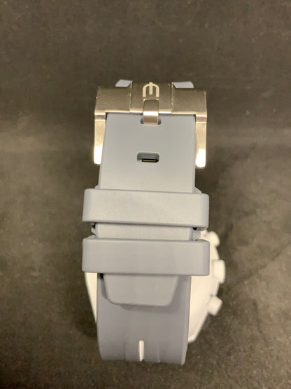 Wraparound "SILICONE" straps for all OmegaSwatch models of the "Mission to the Moon" series and other watches with 20mm lugs (Timex, Seiko, Citizen etc .)