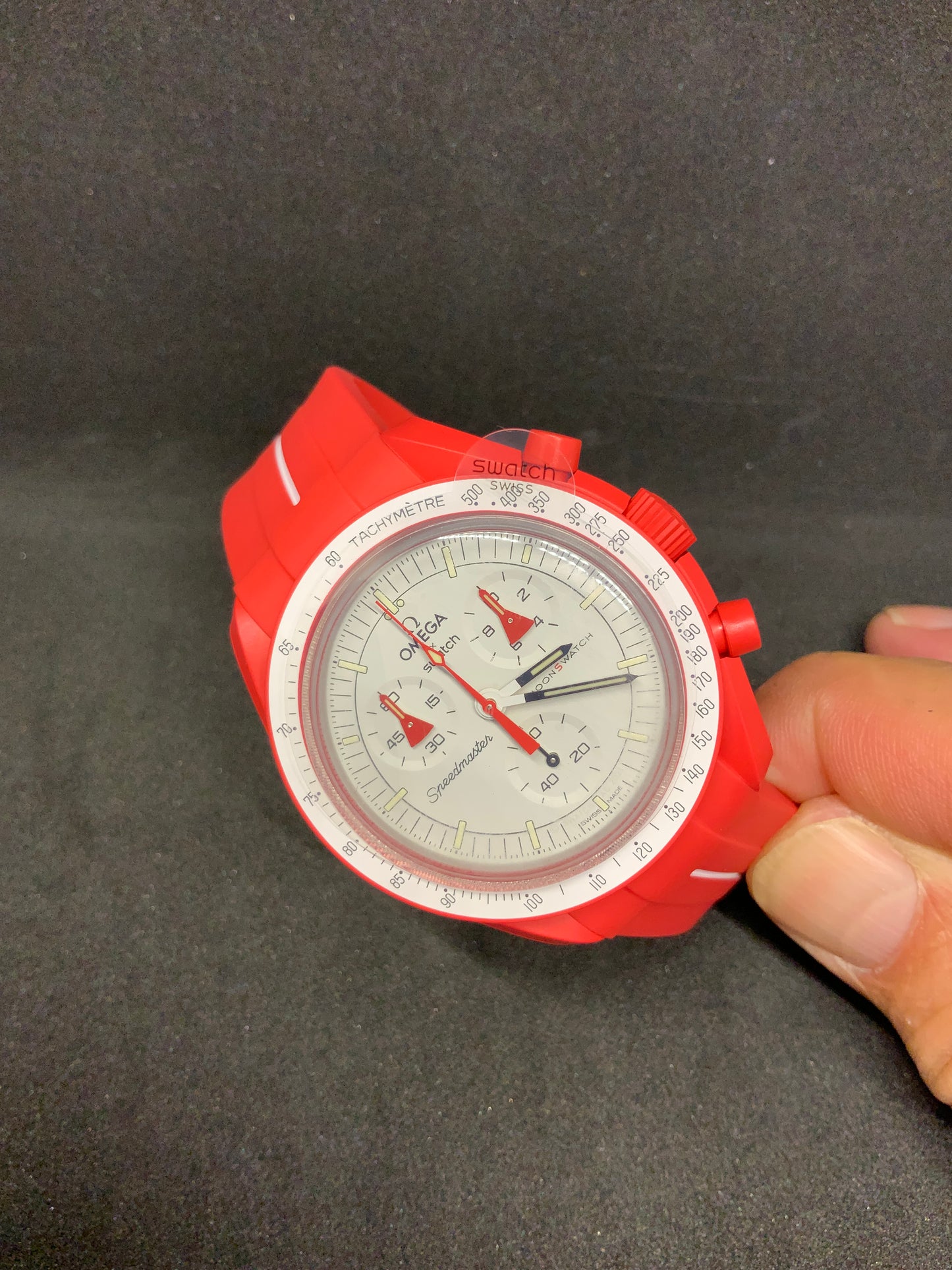 Wraparound "SILICONE" straps for all OmegaSwatch models of the "Mission to the Moon" series and other watches with 20mm lugs (Timex, Seiko, Citizen etc .)
