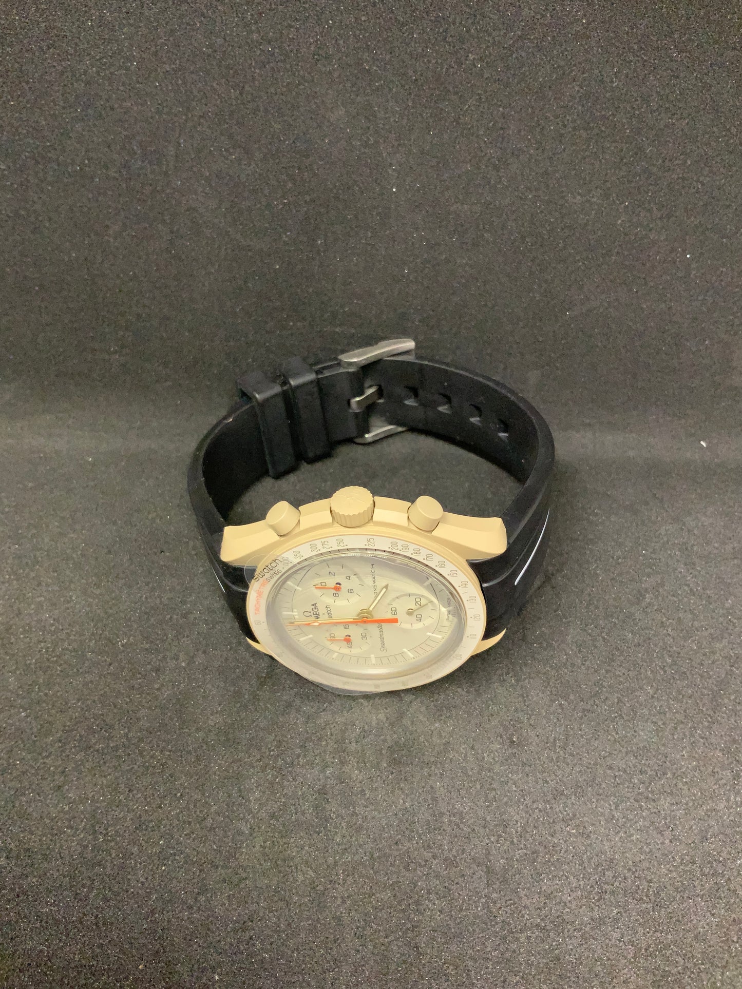 Wraparound "SILICONE" straps for all OmegaSwatch models of the "Mission to the Moon" series and other watches with 20mm lugs (Timex, Seiko, Citizen etc .)