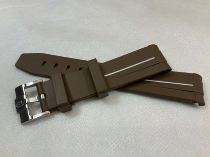 Wraparound "SILICONE" straps for all OmegaSwatch models of the "Mission to the Moon" series and other watches with 20mm lugs (Timex, Seiko, Citizen etc .)