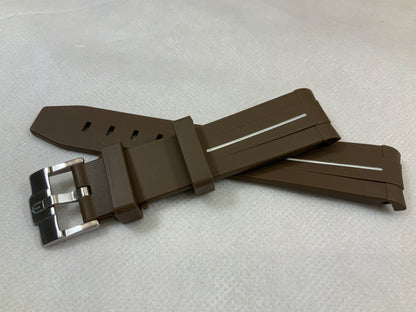 Wraparound "SILICONE" straps for all OmegaSwatch models of the "Mission to the Moon" series and other watches with 20mm lugs (Timex, Seiko, Citizen etc .)