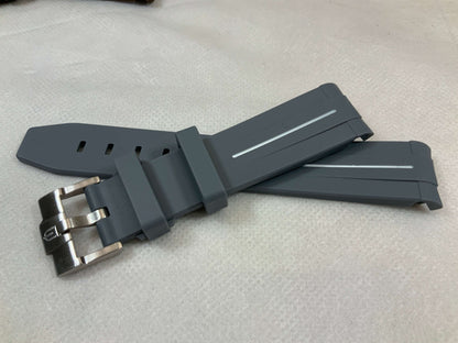 Wraparound "SILICONE" straps for all OmegaSwatch models of the "Mission to the Moon" series and other watches with 20mm lugs (Timex, Seiko, Citizen etc .)