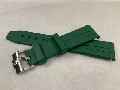 Wraparound "SILICONE" straps for all OmegaSwatch models of the "Mission to the Moon" series and other watches with 20mm lugs (Timex, Seiko, Citizen etc .)