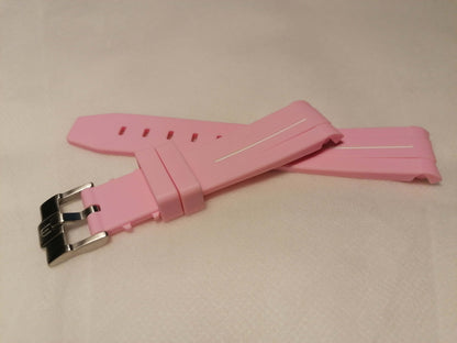 Wraparound "SILICONE" straps for all OmegaSwatch models of the "Mission to the Moon" series and other watches with 20mm lugs (Timex, Seiko, Citizen etc .)