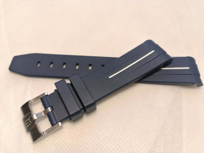 Wraparound "SILICONE" straps for all OmegaSwatch models of the "Mission to the Moon" series and other watches with 20mm lugs (Timex, Seiko, Citizen etc .)