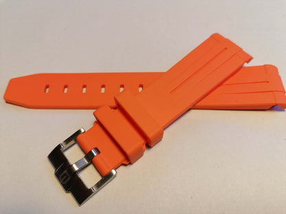 Wraparound "SILICONE" straps for all OmegaSwatch models of the "Mission to the Moon" series and other watches with 20mm lugs (Timex, Seiko, Citizen etc .)