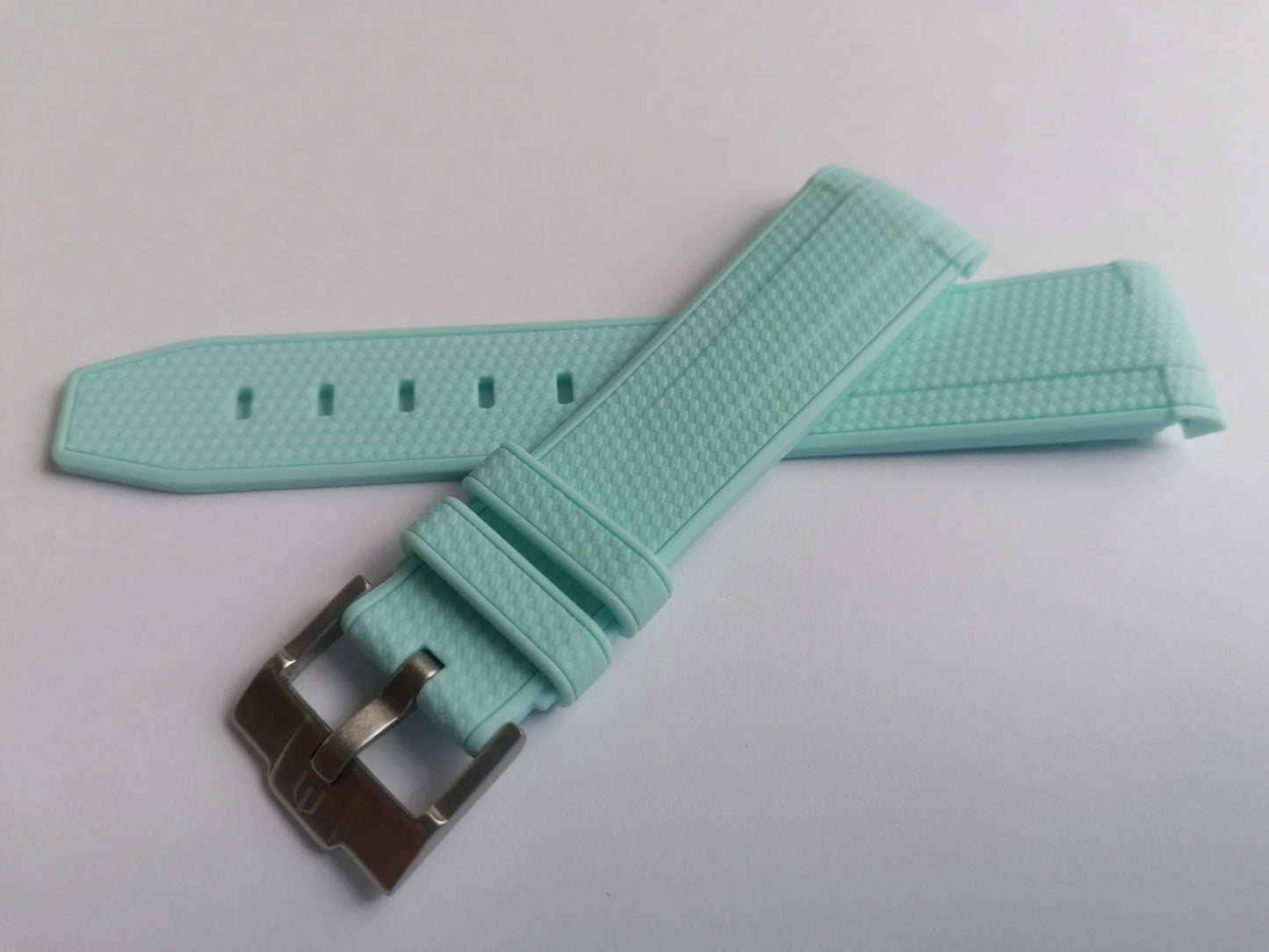 Wraparound "SILICONE" straps for all OmegaSwatch models of the "Mission to the Moon" series and other watches with 20mm lugs (Timex, Seiko, Citizen etc .)