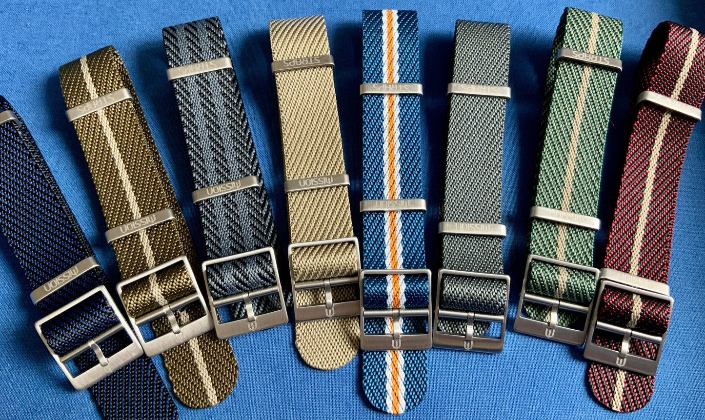Cinturini NYLON (tipo NATO) per OmegaxSwatch