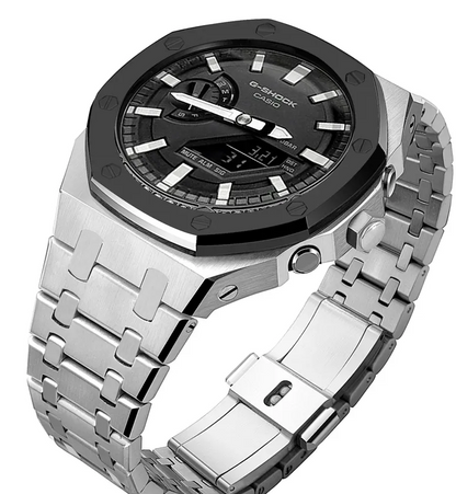 Cinturini + Copri Cassa IRON in acciaio per Casio Gshock 2100