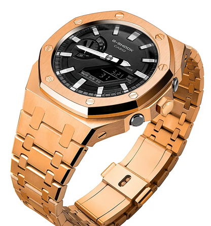 Cinturini + Copri Cassa IRON in acciaio per Casio Gshock 2100