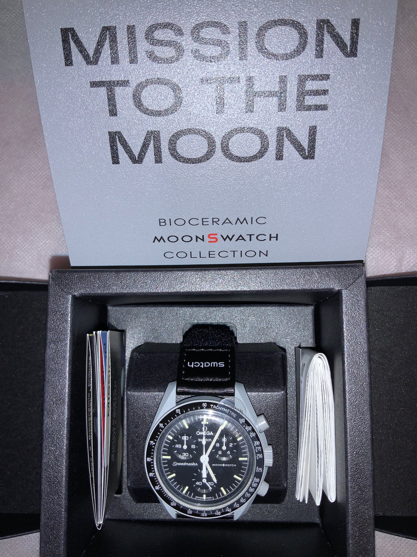 Wraparound "SILICONE" straps for all OmegaSwatch models of the "Mission to the Moon" series and other watches with 20mm lugs (Timex, Seiko, Citizen etc .)