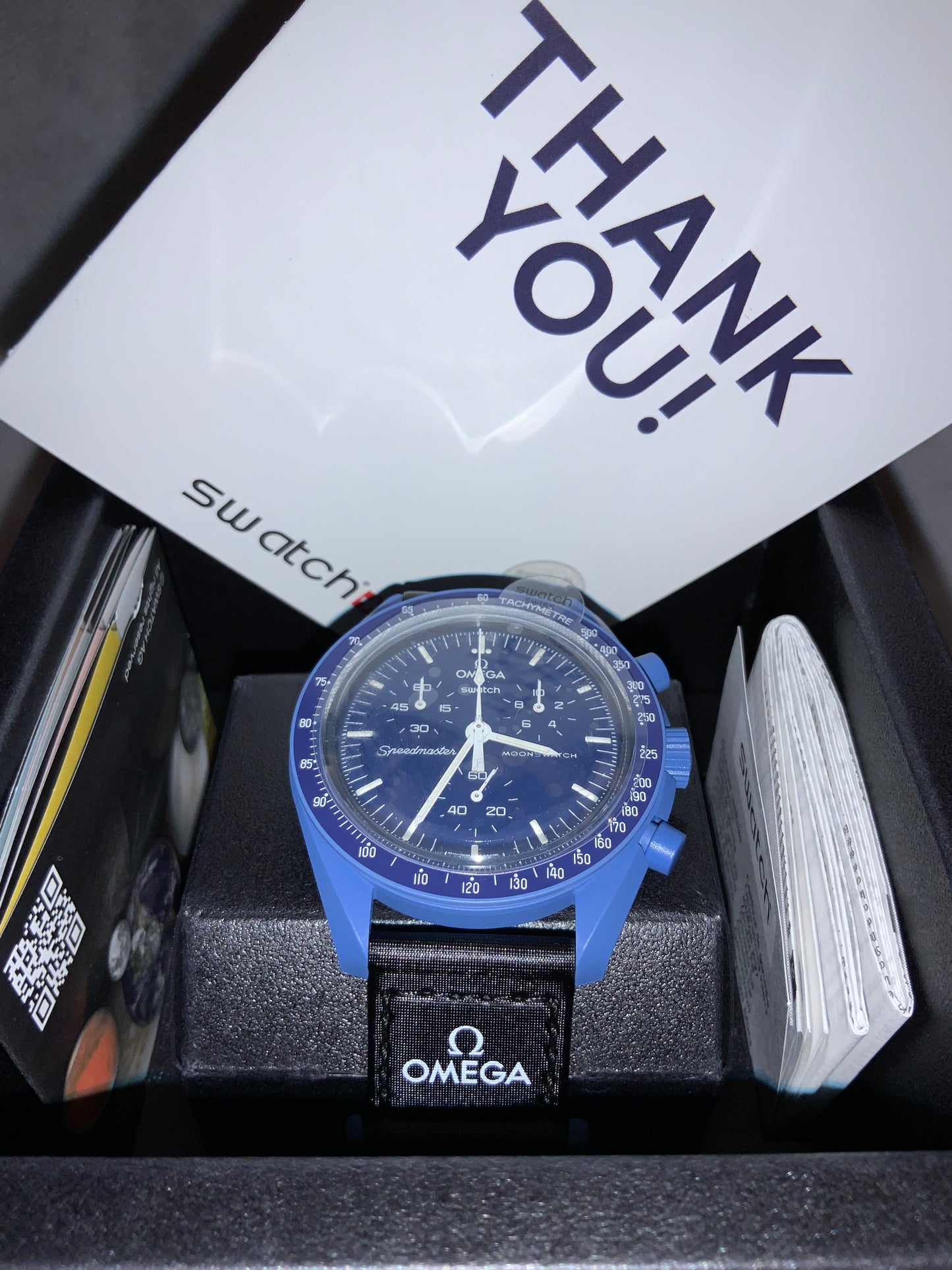 Wraparound "SILICONE" straps for all OmegaSwatch models of the "Mission to the Moon" series and other watches with 20mm lugs (Timex, Seiko, Citizen etc .)