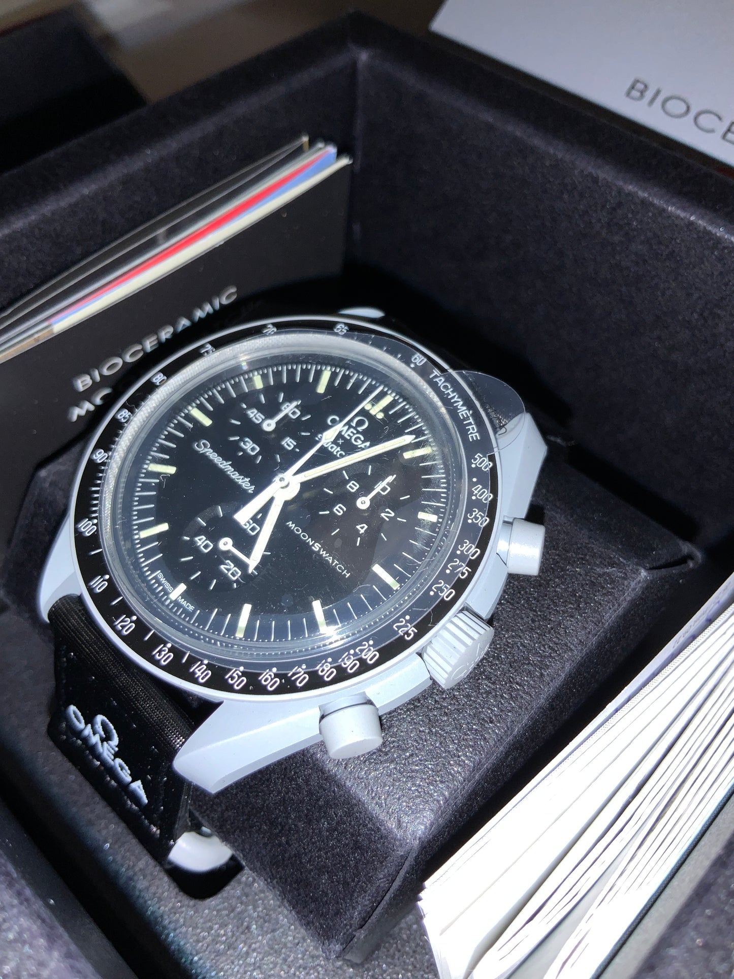 Wraparound "SILICONE" straps for all OmegaSwatch models of the "Mission to the Moon" series and other watches with 20mm lugs (Timex, Seiko, Citizen etc .)